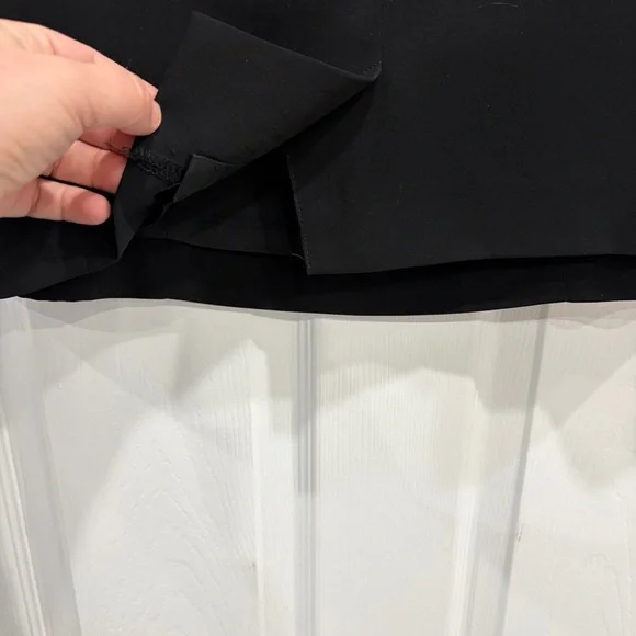 Jones New York Vintage Sleeveless Black Sheath Dress Zipper Enclosure Slit - Picture 4 of 9